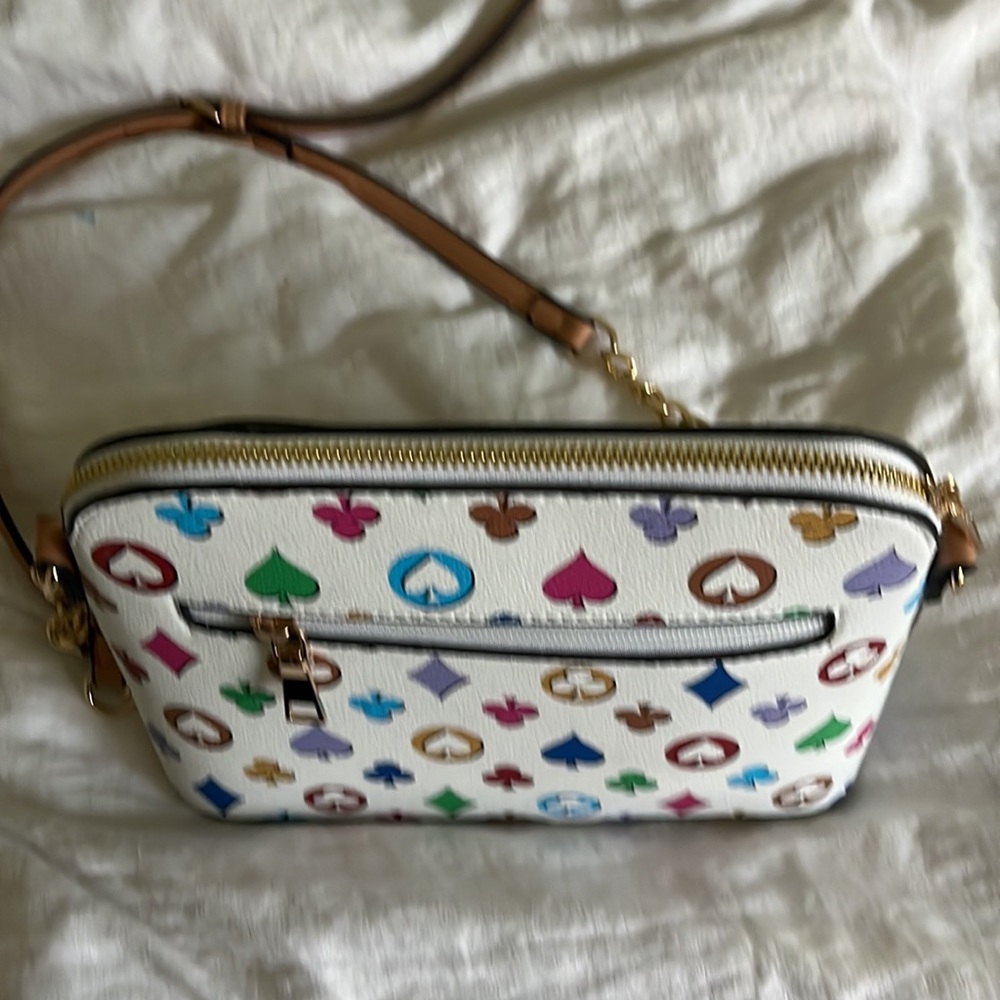 Multicolor Faux Leather Handbag - image 2